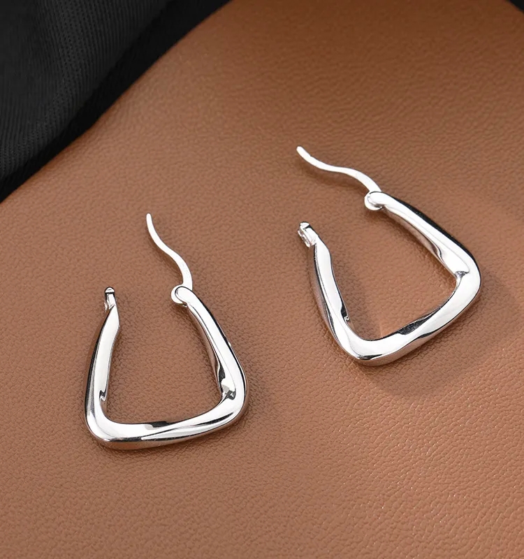 fashion jewelry name ideas Unisex Sterling Silver Square kids fashion jewelry Earrings: Timeless Sparkle & Korean Elegance - Popular Handpicked Design fashion jewelry gold plated