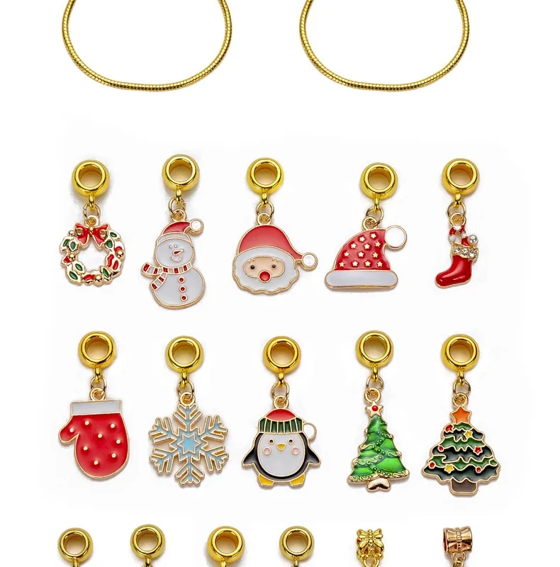 fashion jewelry designers list Eco-Friendly Vintage Charm Bracelet Set - Affordable is fashion nova jewelry good DIY Holiday Gift Box with 24 Beaded Surprises cartier fashion jewelry