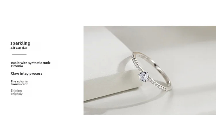fashion jewelry ebay Timeless s925 Sterling Silver Ring: Handpicked Women's Korean Jewelry with Classic fashion jewelry wholesale los angeles Micro-inlaid Single Diamond fashion jewelry reviews
