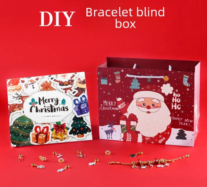 fashion jewelry kendra scott Eco-Friendly Vintage Charm Bracelet Set - Affordable DIY fashion jewelry brand names list Holiday Gift Box with 24 Beaded Surprises fashion jewelry by yordy