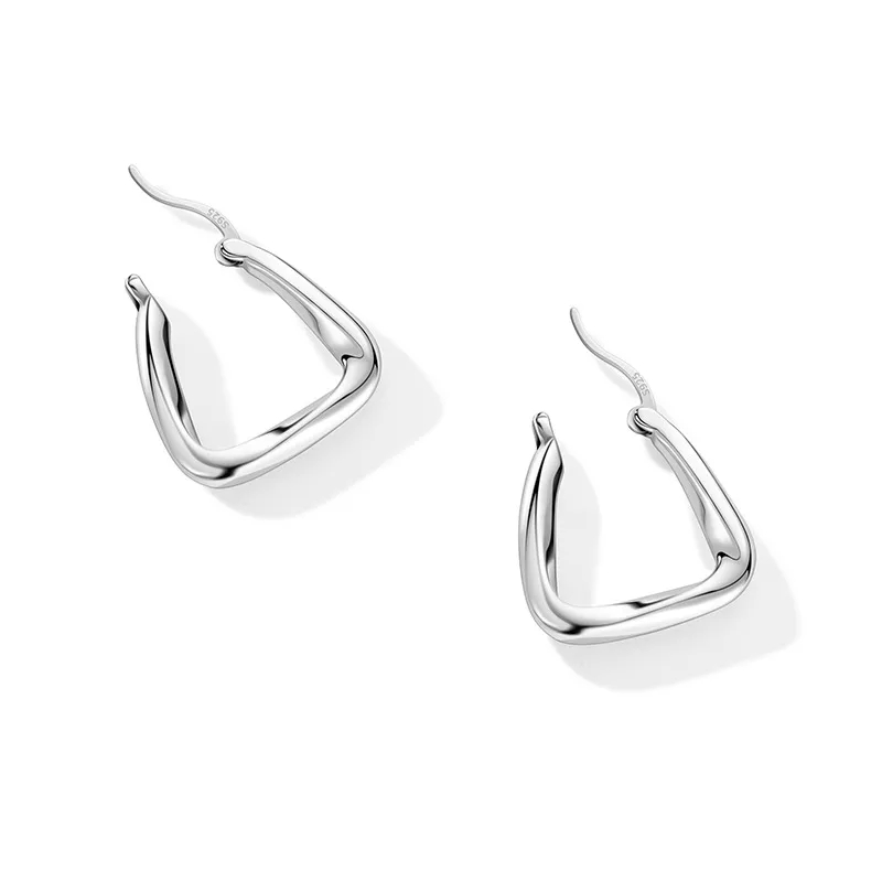 fashion jewelry kohl's Unisex Sterling Silver Square Earrings: Timeless Sparkle & Korean Elegance - 925 sterling silver fashion jewelry sets Popular Handpicked Design sonal fashion jewelry