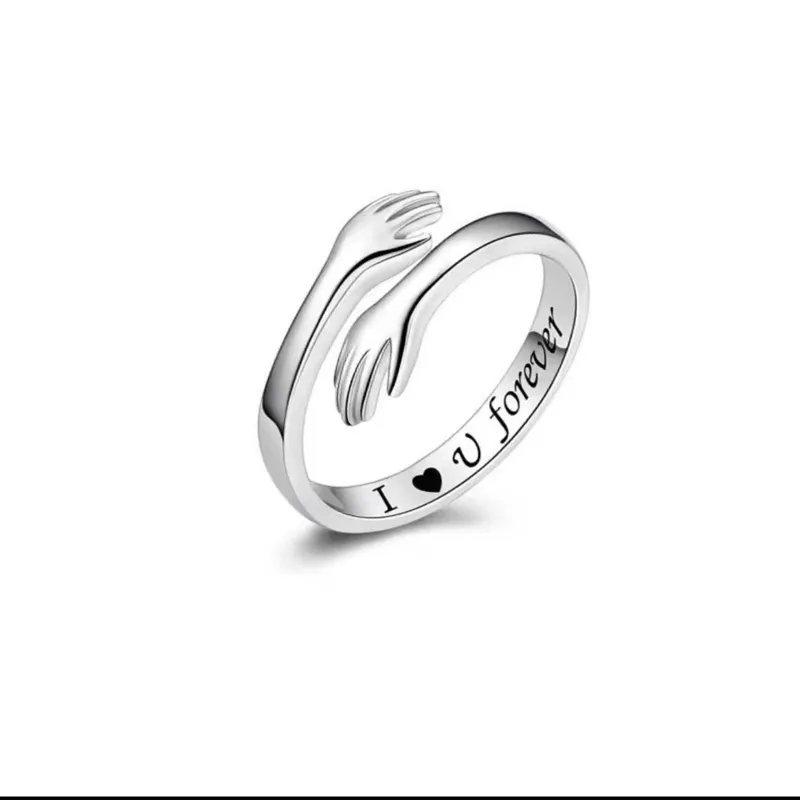 h&r fashion jewelry Exclusively Crafted Sterling Silver Hug Ring bedido fashion jewelry - Skin-Friendly, Shiny, Rustic Luxury for Women fashion jewelry london