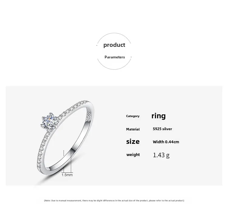 long necklaces fashion jewelry Timeless s925 Sterling old fashion jewelry boxes Silver Ring: Handpicked Women's Korean Jewelry with Classic Micro-inlaid Single Diamond fashion jewelry sale