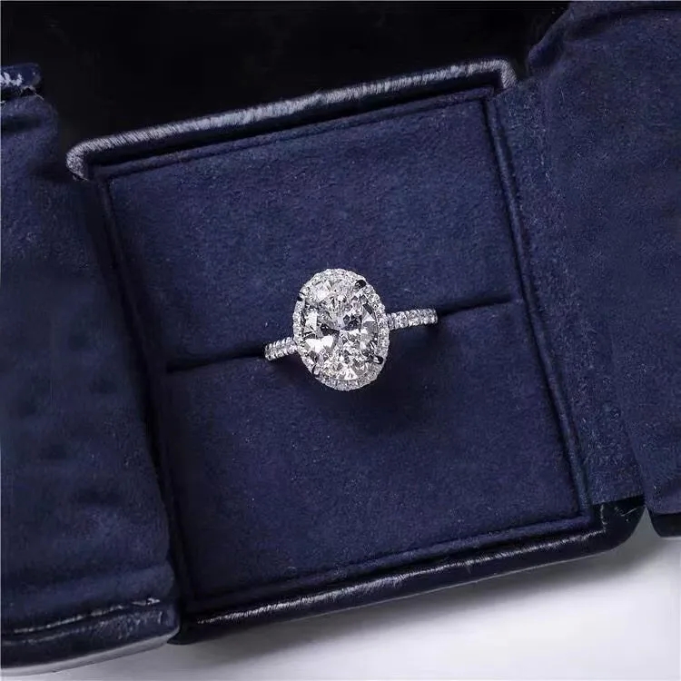 pearl fashion jewelry Bohemian Weatherproof s925 used fashion jewelry for sale Sterling Silver Moissanite Pigeon Egg Ring 1.5ct Sparkling Oversized Diamond fashion jewelry hashtags