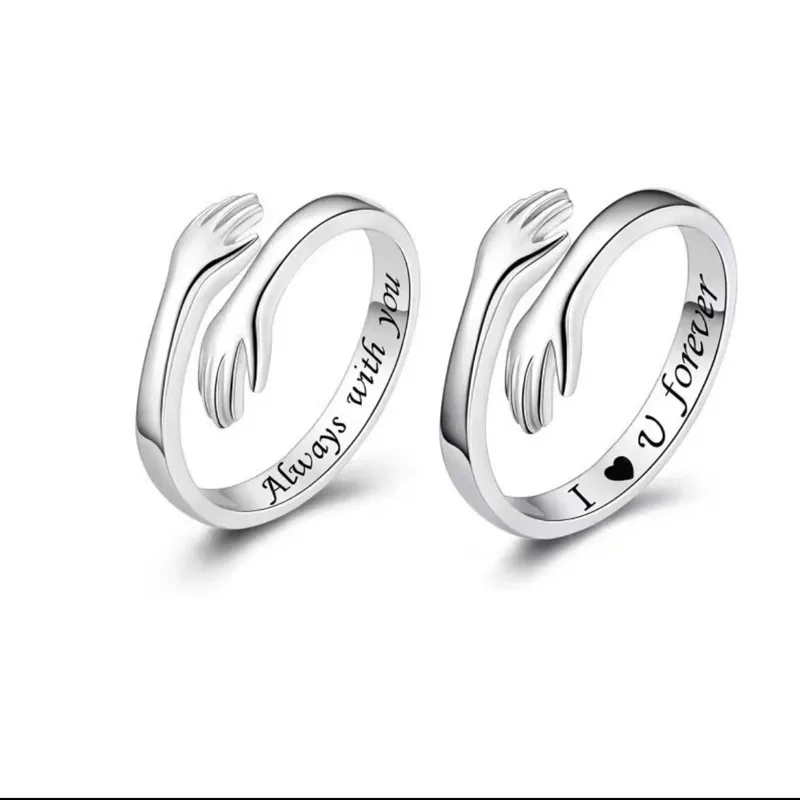 ralph lauren fashion jewelry Exclusively Crafted Sterling fashion jewelry houston Silver Hug Ring - Skin-Friendly, Shiny, Rustic Luxury for Women kainier fashion jewelry