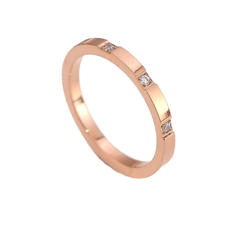 17 mile fashion jewelry Adjustable lucky 7 jewelry fashion Sustainable Fashion Titanium Steel Zircon Couple Ring: Heritage-Inspired Edgy 18K Jewelry fashion jewelry wholesale india