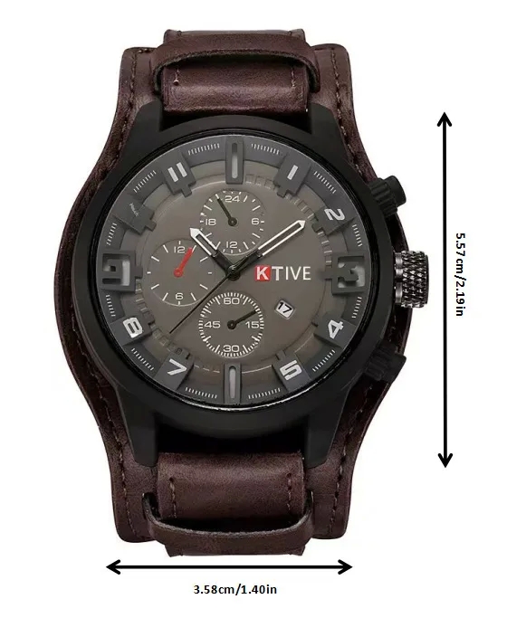 80s fashion accessories Budget-Friendly Artisan Men's Sports Watch - Trendy Korean Style with Large Dial for fashion accessories 1990s Students fashion accessories industry