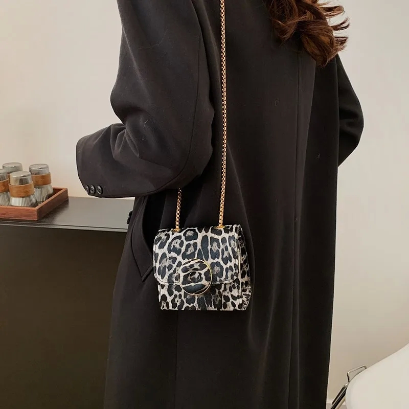 about coach bags Ethical Vintage-Inspired Glistening Leopard PU bags zipper Leather Square Shoulder Crossbody Streetwear Bag bags restaurant