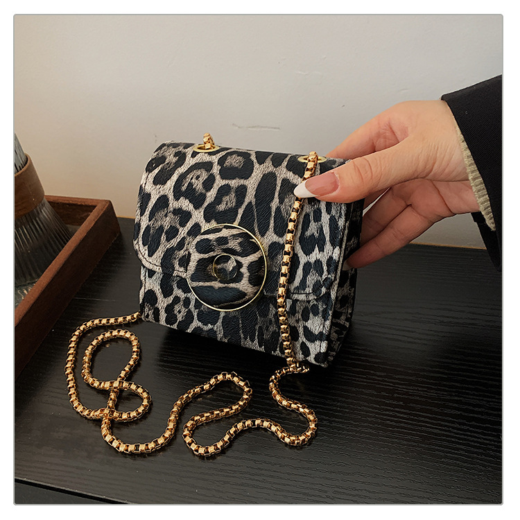 bags 14x18x8 Ethical Vintage-Inspired Glistening Leopard PU yorkshire tea bags Leather Square Shoulder Crossbody Streetwear Bag designer tote bags