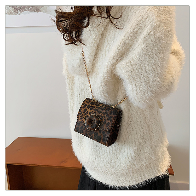 bags 40x20x25 Ethical Vintage-Inspired Glistening bags car Leopard PU Leather Square Shoulder Crossbody Streetwear Bag bags similar to birkin