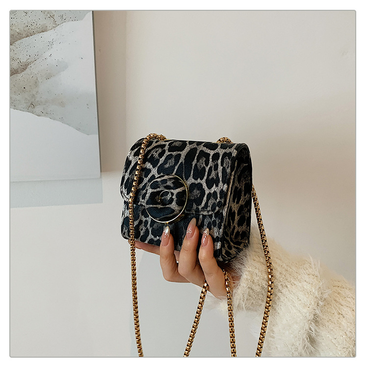 bags like longchamp Ethical bags inc Vintage-Inspired Glistening Leopard PU Leather Square Shoulder Crossbody Streetwear Bag lululemon bags