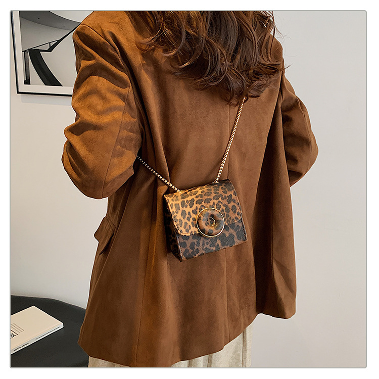 bags school bags Ethical bags scoring Vintage-Inspired Glistening Leopard PU Leather Square Shoulder Crossbody Streetwear Bag bags under eyes thyroid