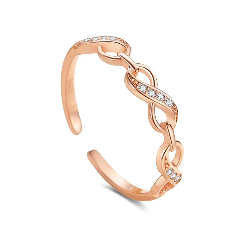 chahat fashion jewelry Budget-Friendly S925 Silver Infinity fashion jewelry fall 2024 Ring for Women - Limited Stock Fashionable & Colorful Design Sense traci lynn fashion jewelry reviews