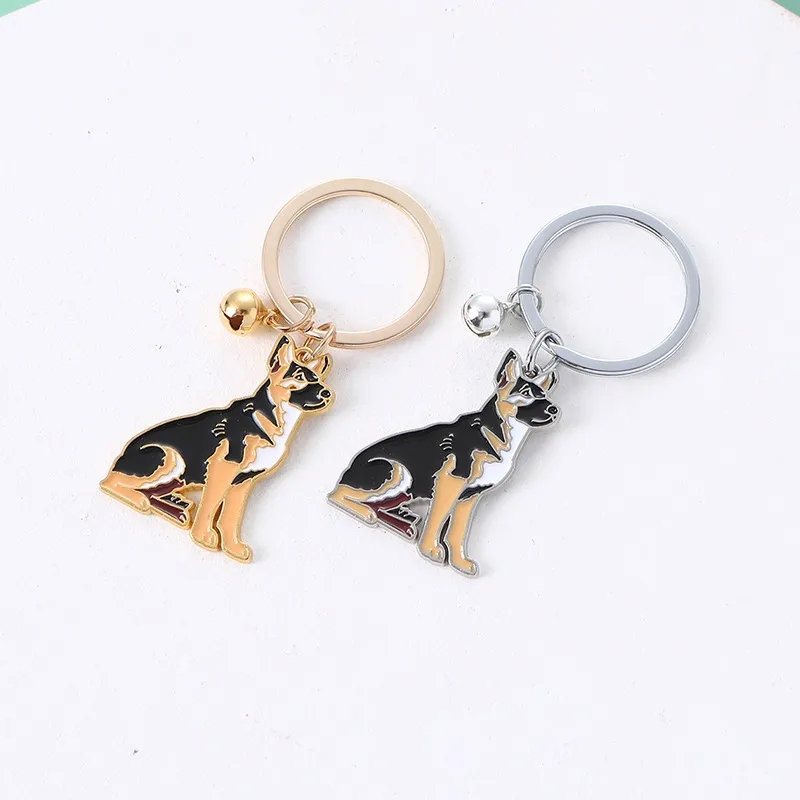 Exquisite Grunge Dog Metal Bag Pendant Keychain – Fine Simple Style for Unisex Wholesale