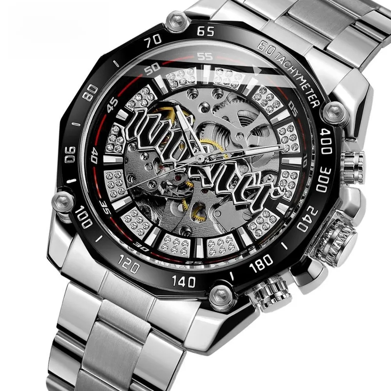fashion accessories hd images Authentic Lightweight Men's fashion accessories starting with y Fashion Handcrafted Polished Hollow Automatic Mechanical Watch fashion accessories in region 3