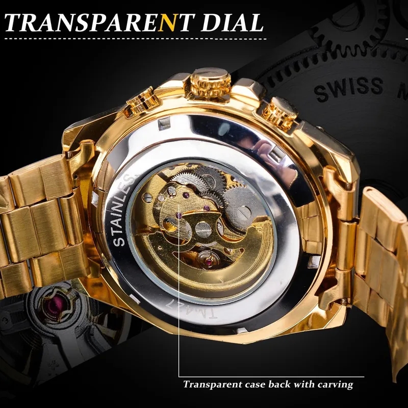 fashion accessories list Authentic Lightweight Men's unique fashion accessories business names Fashion Handcrafted Polished Hollow Automatic Mechanical Watch zirconia fashion accessories