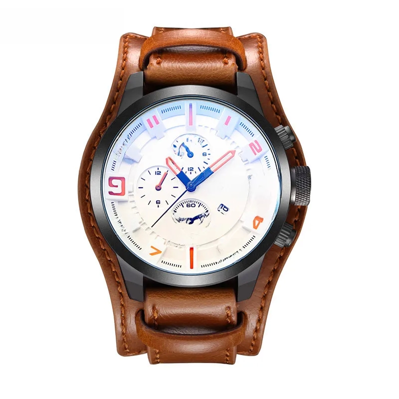 fashion accessories logo Men's High-Fashion CURREN Karin 8225 Sports Watch women's fashion accessories list with Large Shiny Dial and Stylish Belt fashion accessories store near me