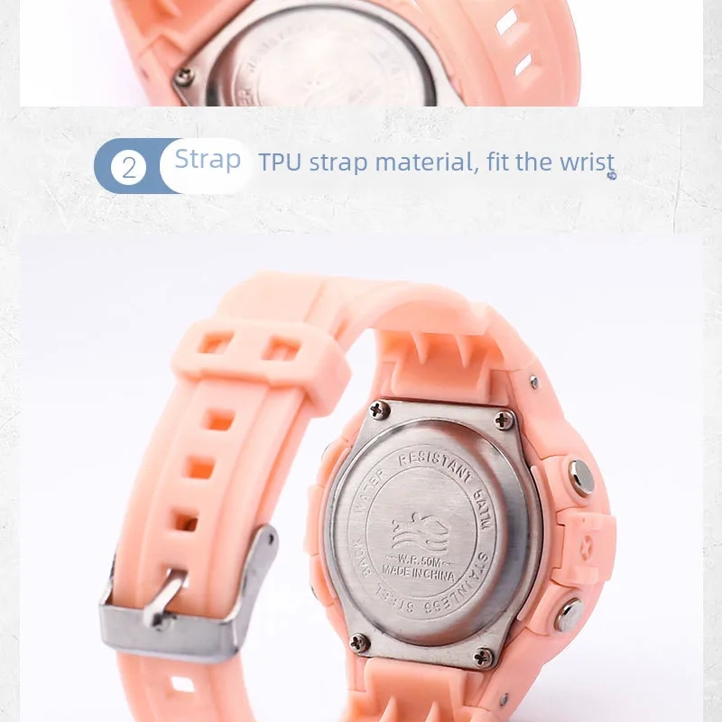 fashion accessories overview Colorful Unisex Macaron Sports Watch: 50m Waterproof, Luminous Alarm, Multifunction bacio fashion accessories for Kids & Adults art deco fashion accessories