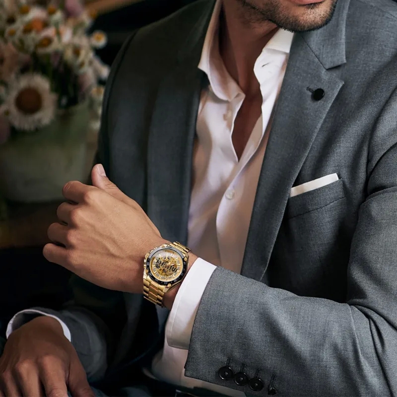 fashion accessories shippers association Authentic Lightweight eastwind fashion & accessories Men's Fashion Handcrafted Polished Hollow Automatic Mechanical Watch fashion accessories shippers association inc