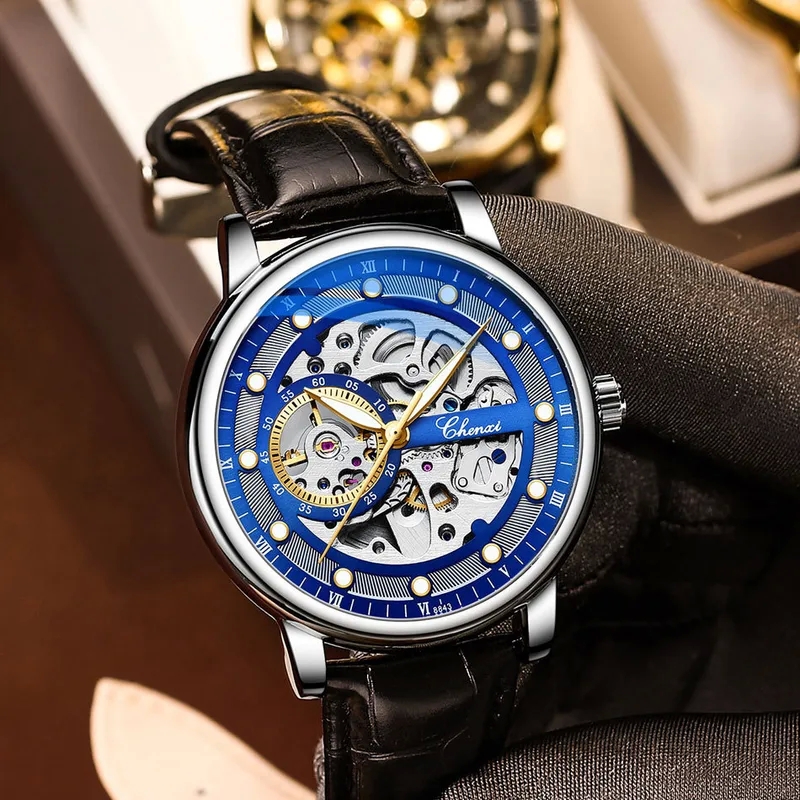 fashion accessories store near me Premium Dawn Men's Glossy Artsy Automatic Mechanical Watch - High-Quality, Luminous, honey fashion accessories catalogue Waterproof Design dior fashion accessories