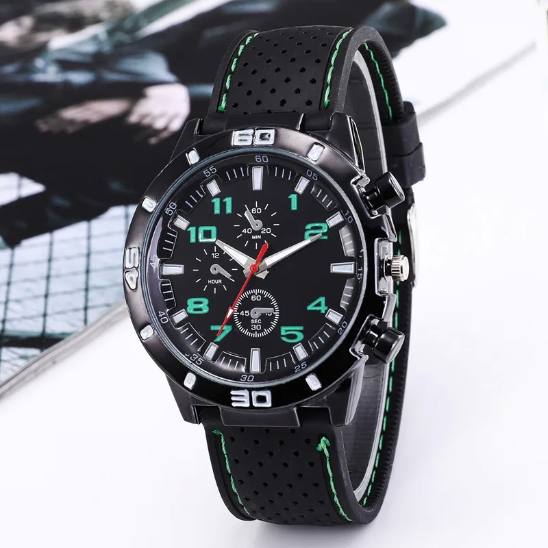 fashion accessories that are trending in the market Boho 50s fashion accessories Chic Hypoallergenic Men's Quartz Sports Watch - Glamorous Silicone Strap Perfect Personalized Gift fashion accessories types