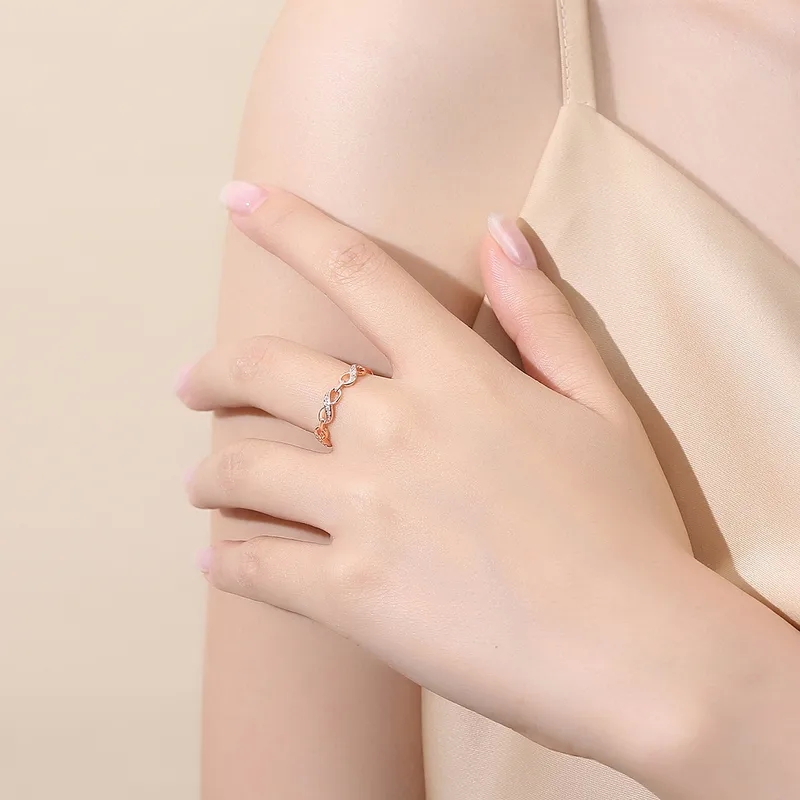 fashion jackson jewelry Budget-Friendly S925 Silver Infinity Ring for Women - Limited Stock Fashionable & Colorful fashion nova jewelry quality Design Sense fashion jewellery qatar