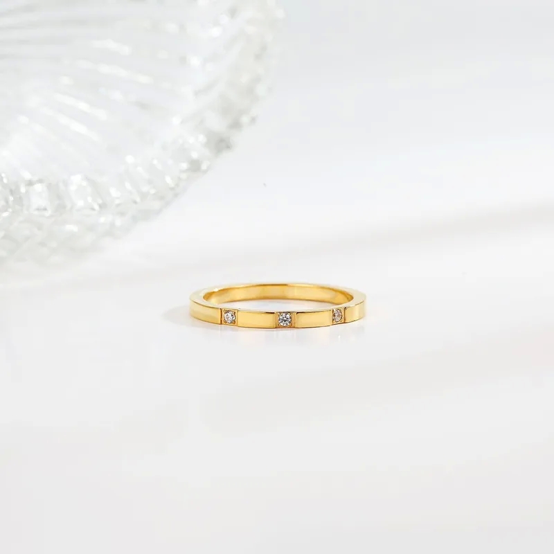 fashion jewelry london Adjustable Sustainable Fashion fashion jewelry stores near me Titanium Steel Zircon Couple Ring: Heritage-Inspired Edgy 18K Jewelry fashion jewelry pakistan