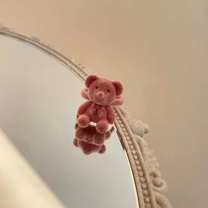 fashion jewelry name necklace Eco-Chic Adjustable Multicolor Bear Ring - Sustainable Elegance with Exclusive young men's fashion jewelry Offer fashion jackson jewelry