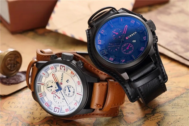 fashion jewelry quotes Men's High-Fashion CURREN Karin 8225 Sports Watch with Large Shiny Dial and fashion accessories uk Stylish Belt all fashion accessories ffxiv