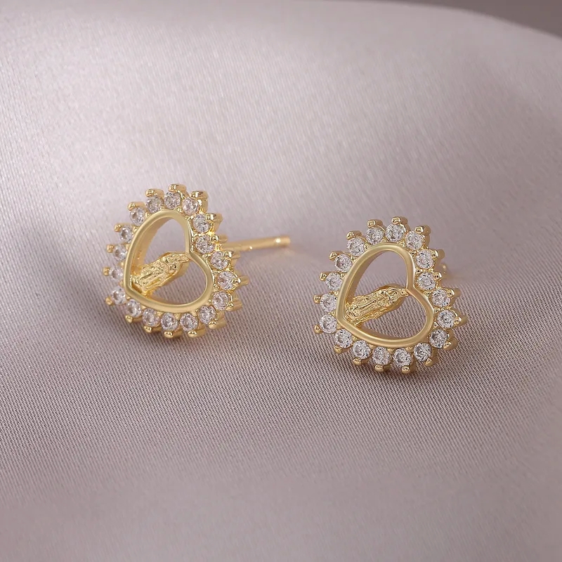fine jewelry 14kt gold Eco-Friendly Bohemian 18K Gold Plated collections fine jewelry Zircon Studs - Sustainable Fashion Must-Have at a Discount fine jewelry jacksonville fl