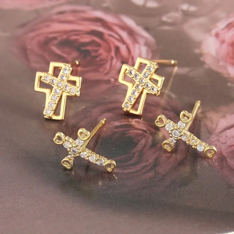 fine jewelry insurance companies Eco-Friendly Bohemian 18K Gold Plated pasha fine jewelry Zircon Studs - Sustainable Fashion Must-Have at a Discount fine jewelry resale