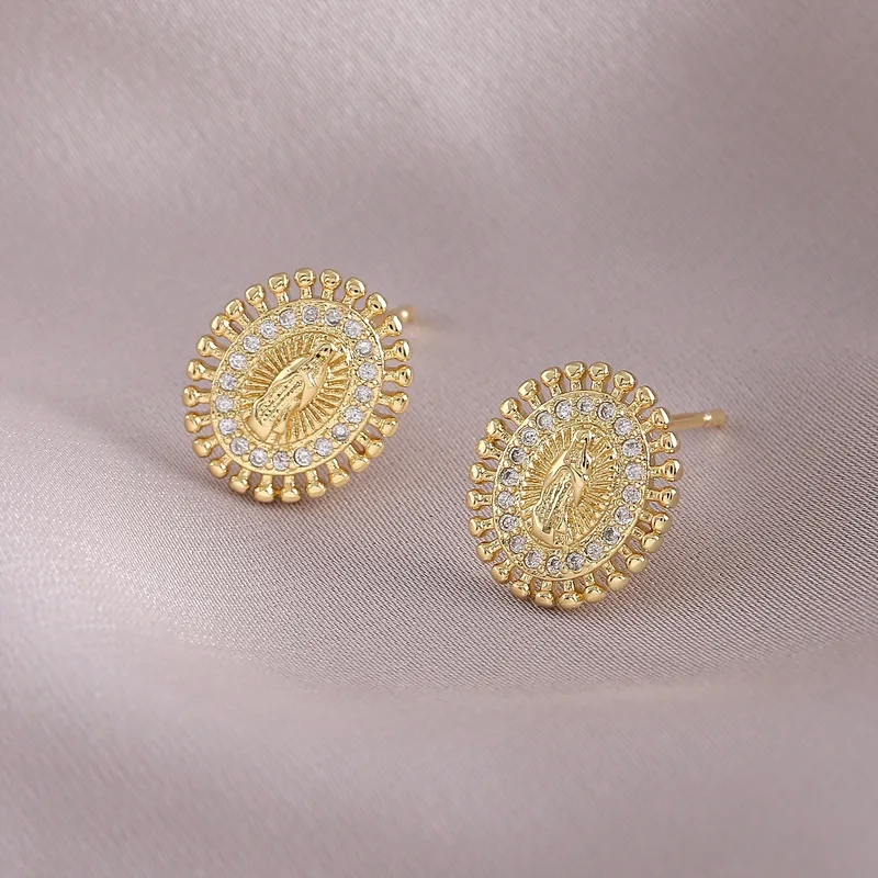 fine jewelry under 100 Eco-Friendly Bohemian 18K Gold Plated Zircon spanos fine jewelry Studs - Sustainable Fashion Must-Have at a Discount fine jewelry manufacturers in usa