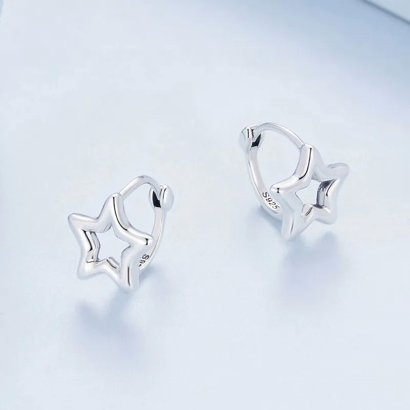 high quality body jewelry uk Minimalist Matte 925 Sterling Silver Star Earrings - high end jewelry logos Eye-Catching Minimalist Style Jewelry high end jewelry stores in kansas city