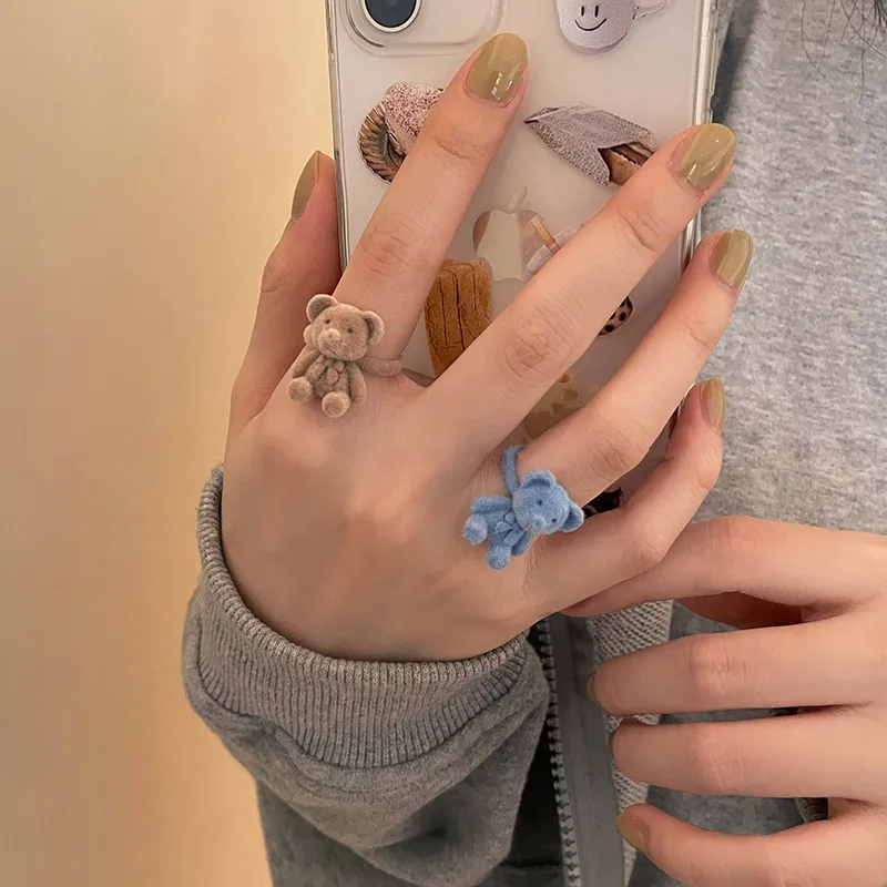 high quality fashion jewelry Eco-Chic Adjustable Multicolor ralph lauren fashion jewelry Bear Ring - Sustainable Elegance with Exclusive Offer neiman marcus fashion jewelry