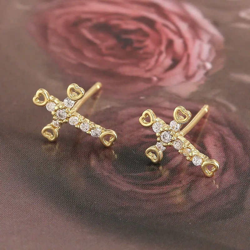 is fine jewelry real Eco-Friendly Bohemian 18K Gold Plated Zircon Studs - Sustainable Fashion where to buy cheap fine jewelry Must-Have at a Discount indigo fine jewelry