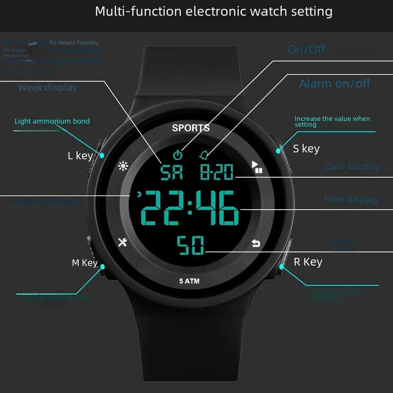 julie's beauty & fashion accessories. carson photos New Antique Waterproof Luminous Electronic Watch - Affordable Luxury for fashion accessories zauba Teens, Sports & School fashion accessories from the 90s