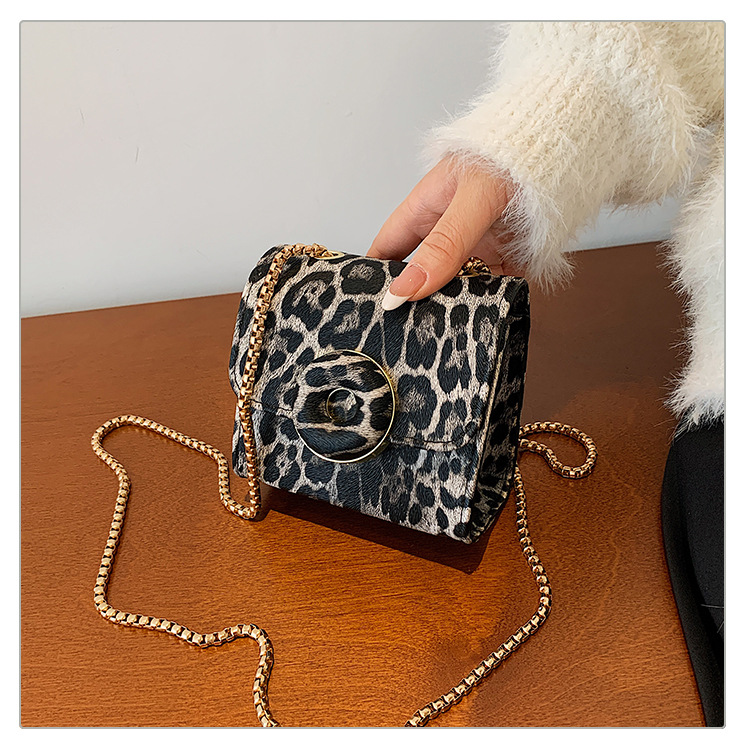kurt geiger bags Ethical Vintage-Inspired Glistening Leopard PU Leather Square how to get rid of eye bags Shoulder Crossbody Streetwear Bag it designer bags