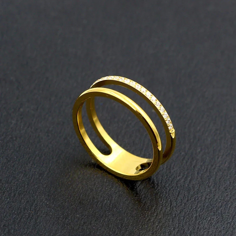 lapis lazuli men's jewelry Elegant Vintage Charm: Modern Rose Gold Plated Double men's jewelry las vegas Layer Titanium Couple Ring 1913 men's jewelry