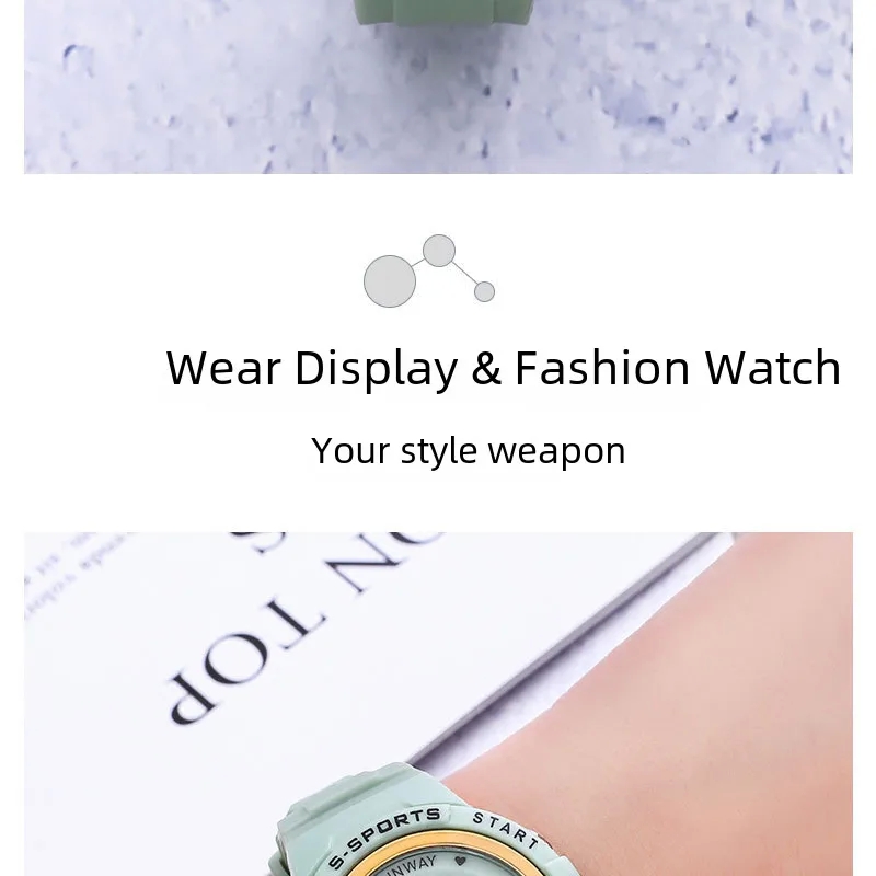 lesson note on traditional fashion accessories Colorful Unisex Macaron Sports fashion accessories trends 2024 Watch: 50m Waterproof, Luminous Alarm, Multifunction for Kids & Adults fashion accessories 2024