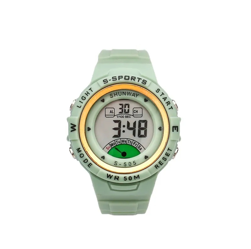 ostomy fashion accessories Colorful Unisex Macaron Sports fashion accessories in region 8 Watch: 50m Waterproof Luminous Alarm Multifunction for Kids & Adults neck fashion accessories