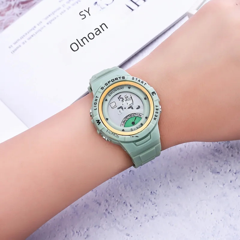 queer fashion accessories Colorful Unisex Macaron Sports Watch: 50m Waterproof fashion accessories under 1000 Luminous Alarm Multifunction for Kids & Adults fashion accessories questionnaire