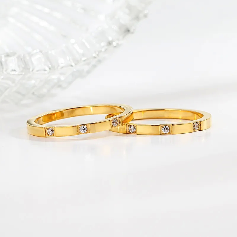 rab jacq fashion jewelry Adjustable Sustainable Fashion Titanium Steel Zircon Couple Ring: Heritage-Inspired Edgy young fashion jewelry wholesale 18K Jewelry is fashion nova jewelry real