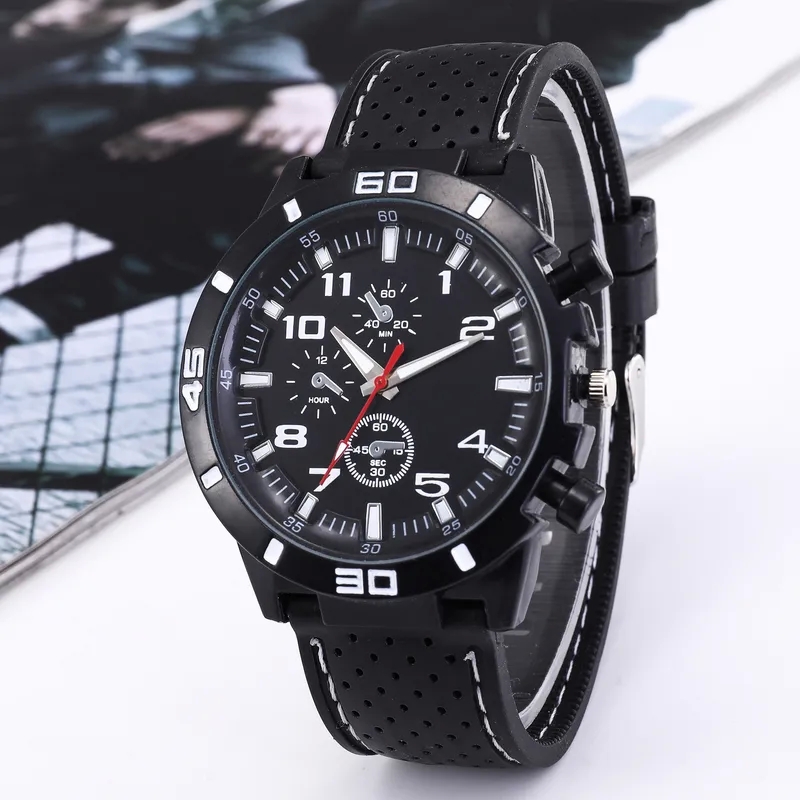 summer fashion accessories Boho Chic Hypoallergenic Men's Quartz Sports Watch - Glamorous Silicone trendy 3 accessories afyonkarahisar merkez resimleri Strap Perfect Personalized Gift 80's men's fashion accessories