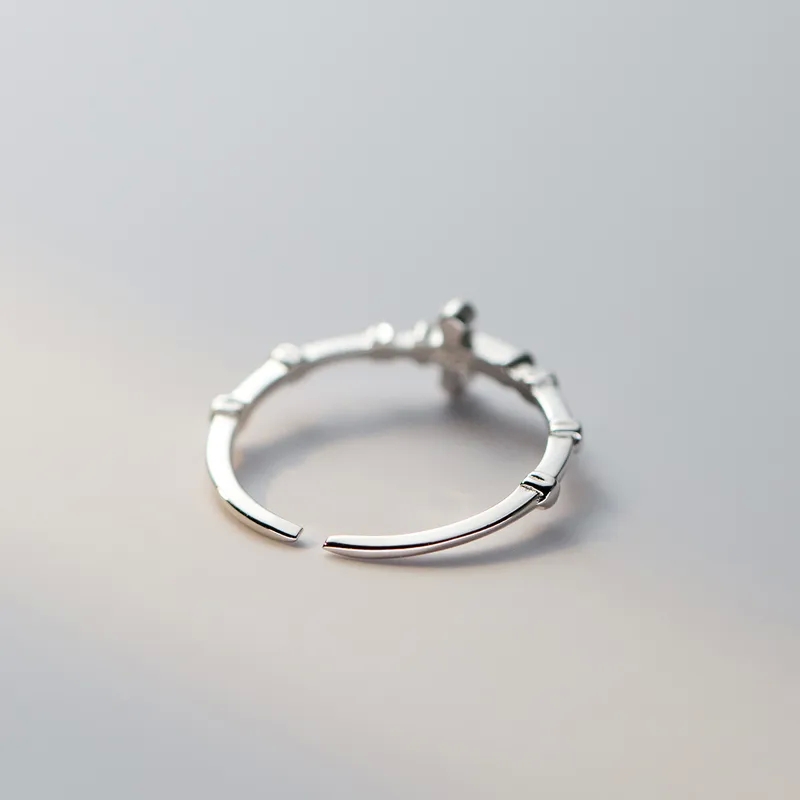 types of fashion jewelry Artisanal Nalan s925 Sterling Silver Cross Ring - Ethically Sourced 70s fashion costume jewelry Minimal Design for Women R01391 fashion jewelry as