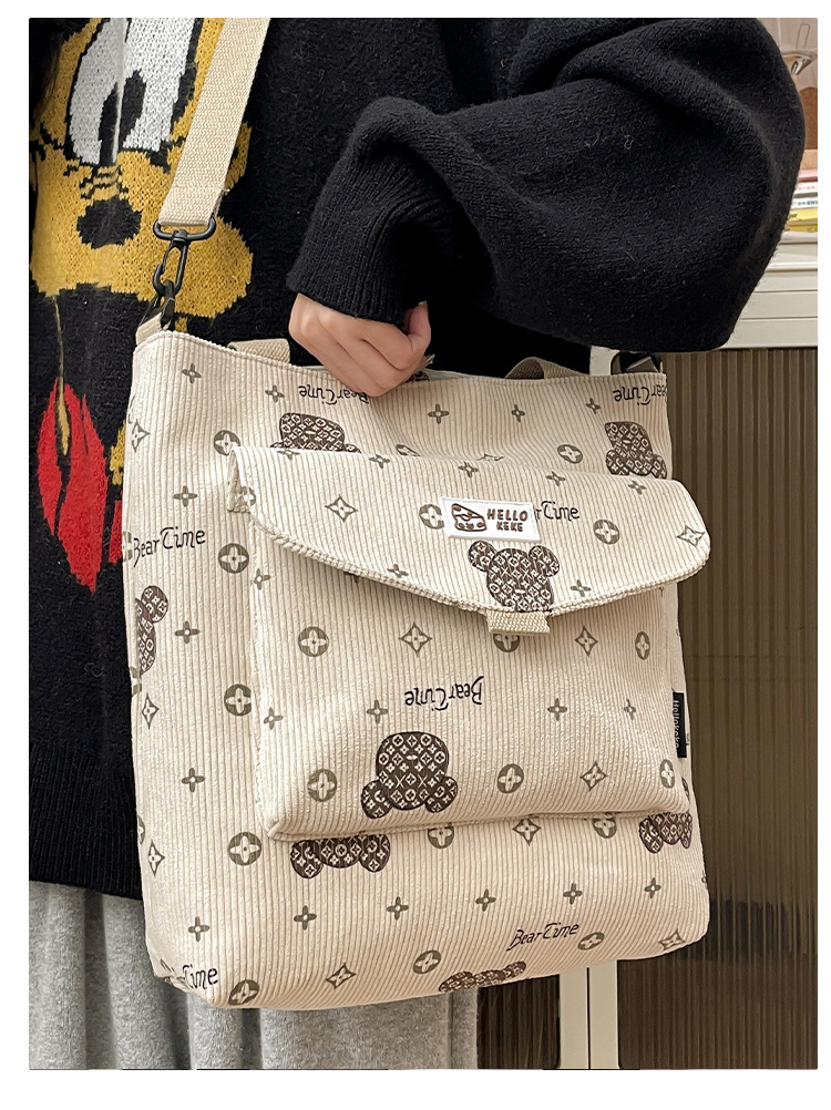 us polo assn bags Handpicked Cute Bear Canvas Tote: bags dodger stadium Eye-Catching Threaded Zipper Bag - Exclusive Offer! 5.11 bags