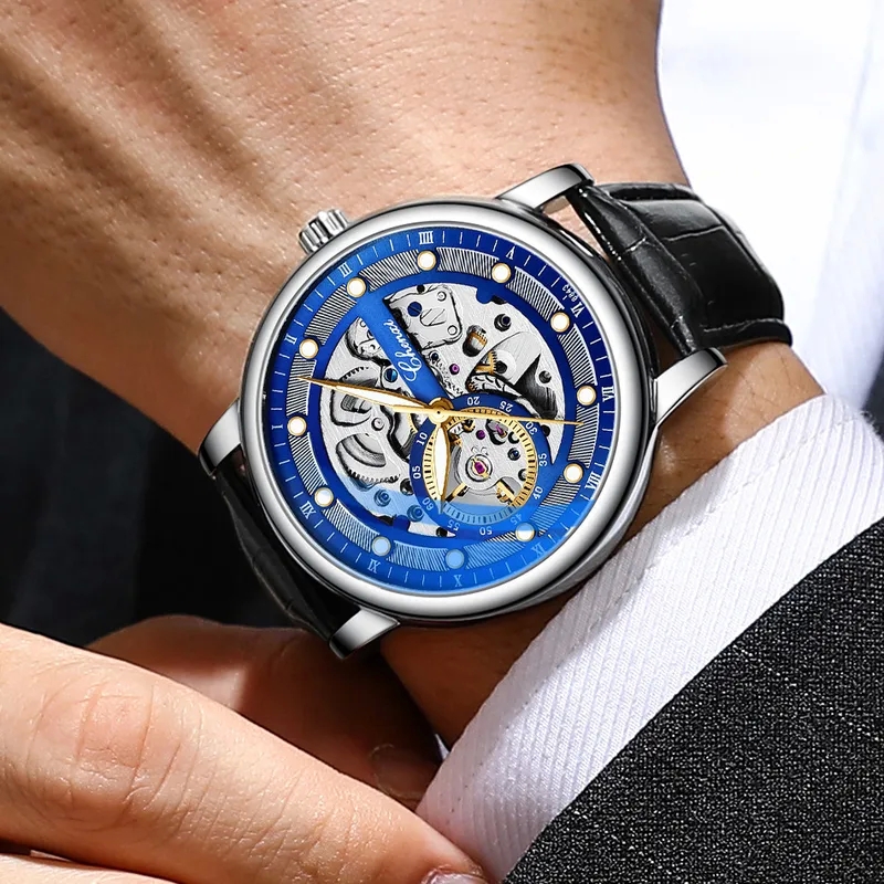 uses of fashion accessories Premium Dawn beeline group (fashion accessories) Men's Glossy Artsy Automatic Mechanical Watch - High-Quality, Luminous, Waterproof Design art deco fashion accessories