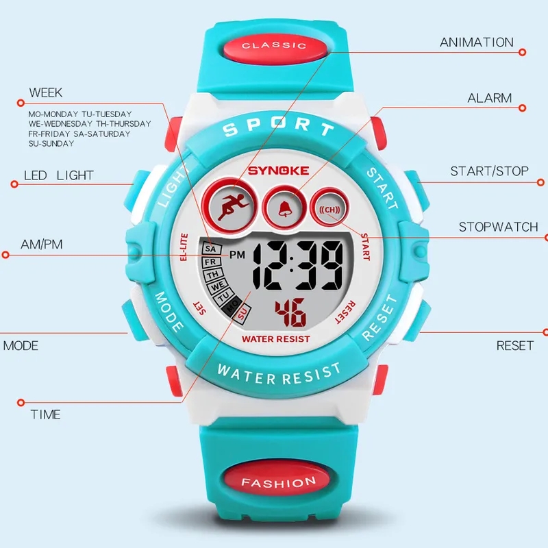 what is trending in fashion accessories Waterproof Sports Watch for Kids - Minimalist 4 fashions and Stable Design, Perfect for Students' Active Lifestyle 70's disco fashion accessories