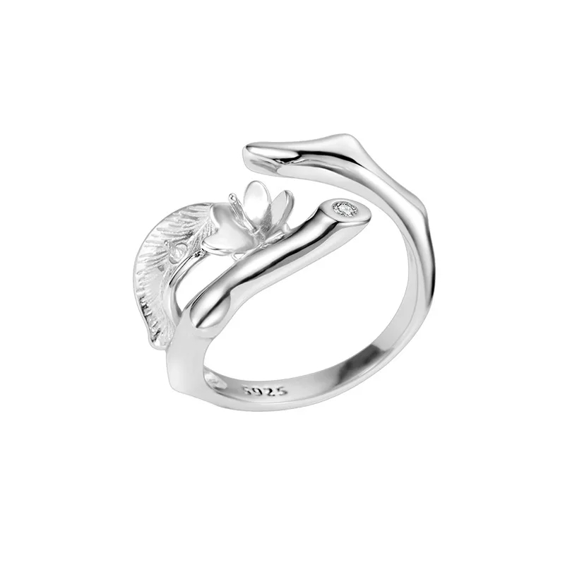 60s fashion jewelry Luxury High-End Geometric Waterproof 925 Sterling Silver fashion jewelry meaning Women's Adjustable Round Ring used fashion jewelry for sale