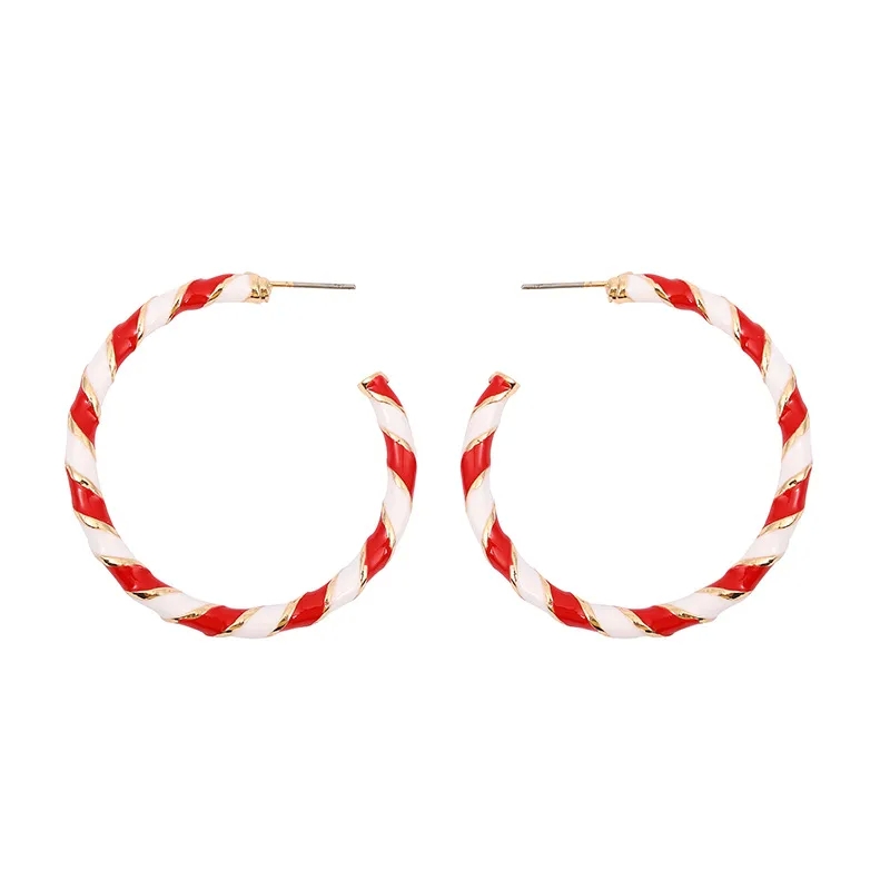 best designer fashion jewelry Celebrity Style Durable Tribal Enamel Color Block Alloy fashion jewellery quality Ear Studs - Classic Wholesale Christmas Design fashion jewelry hong kong