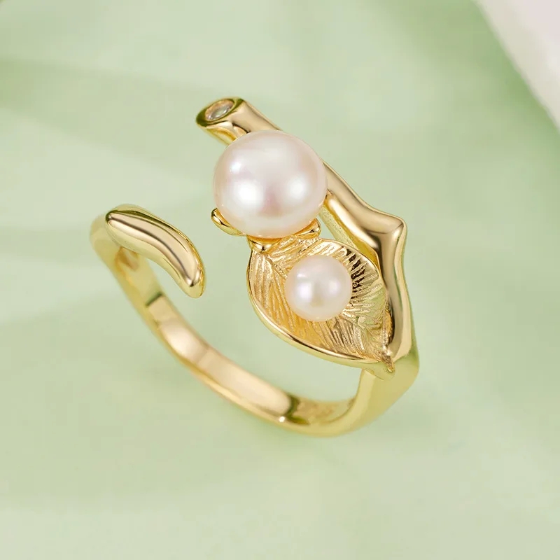 fashion jewelry aliexpress Luxury indian fashion jewelry online usa High-End Geometric Waterproof 925 Sterling Silver Women's Adjustable Round Ring wild wear fashion jewelry and accessories